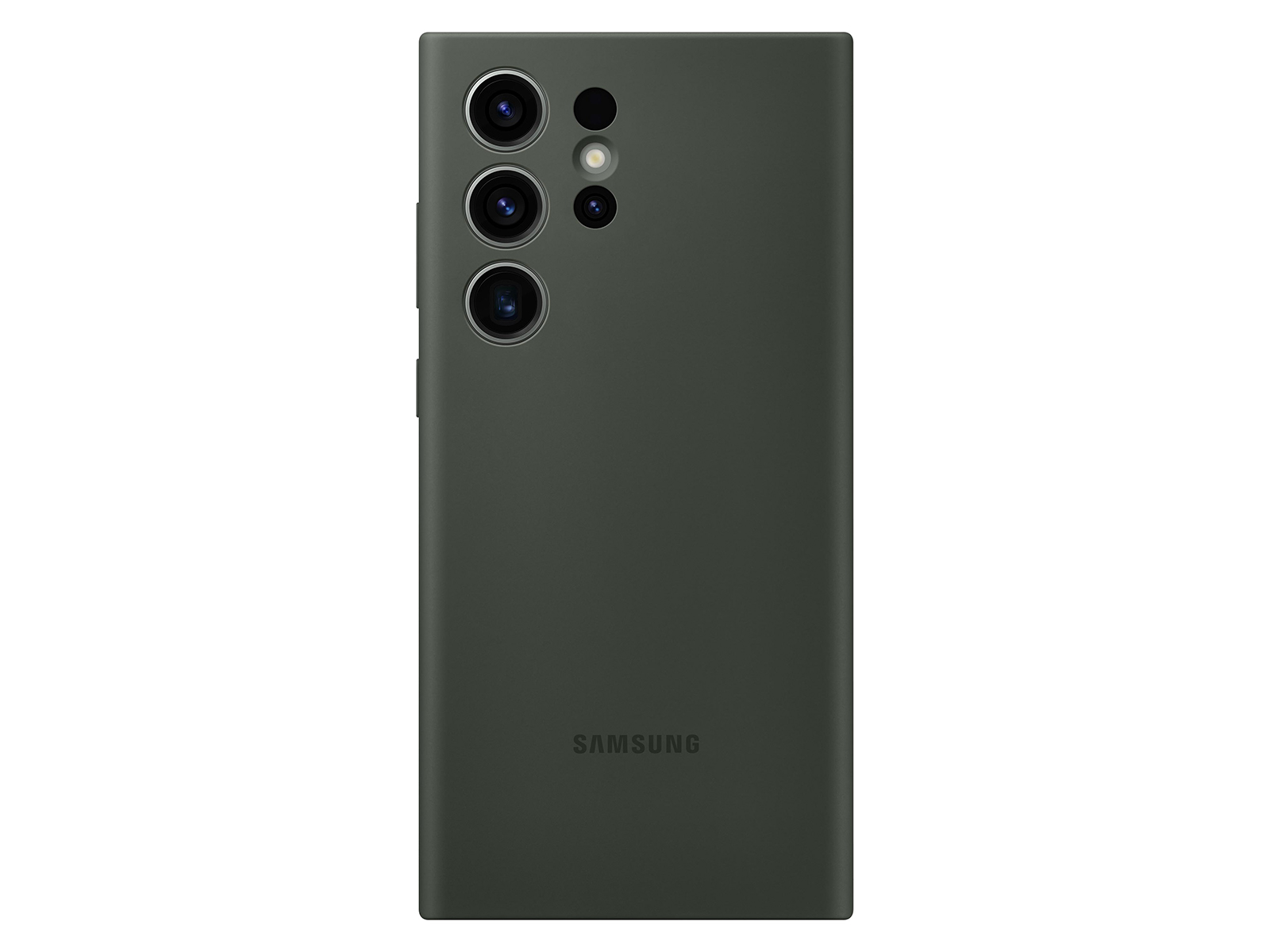 Galaxy S23 Ultra Silicone Case, Green Mobile Accessories EF